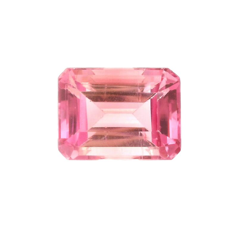 Tourmaline, Pink, Emerald cut, 6.15 ct
