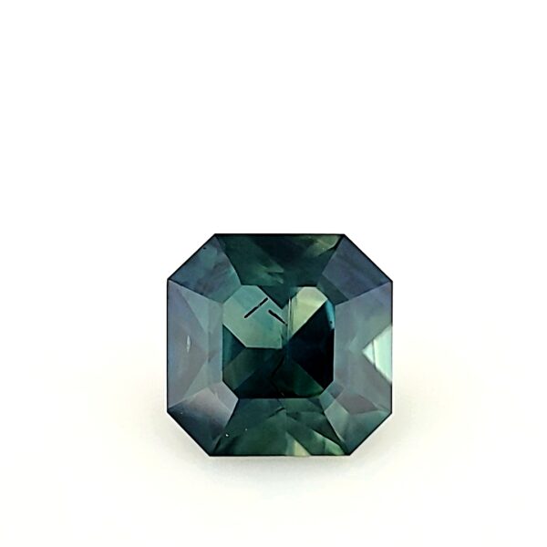 1.44 ct, Blue Green, Sapphire, Radiant