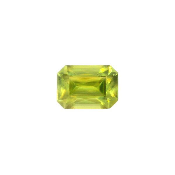 2.78 ct, Green, Sphene, Radiant