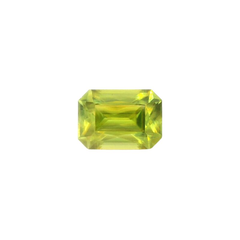 Sphene, Green, Radiant, 2.78 ct