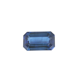 2.04 ct, Blue, Sapphire, Emerald cut