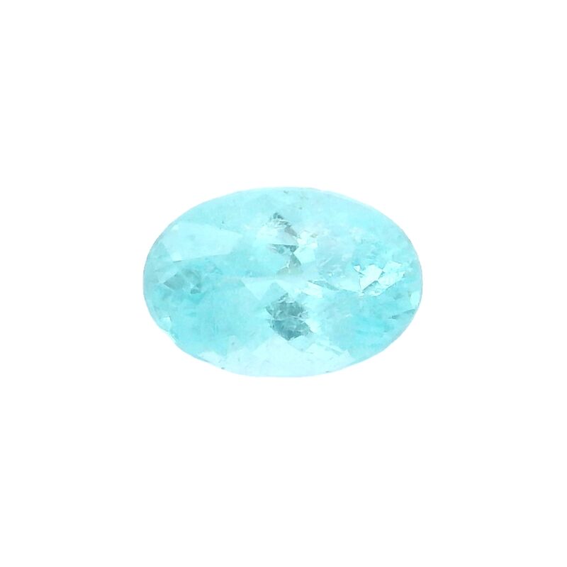 Paraiba tourmaline, Blue, Oval, 0.83 ct