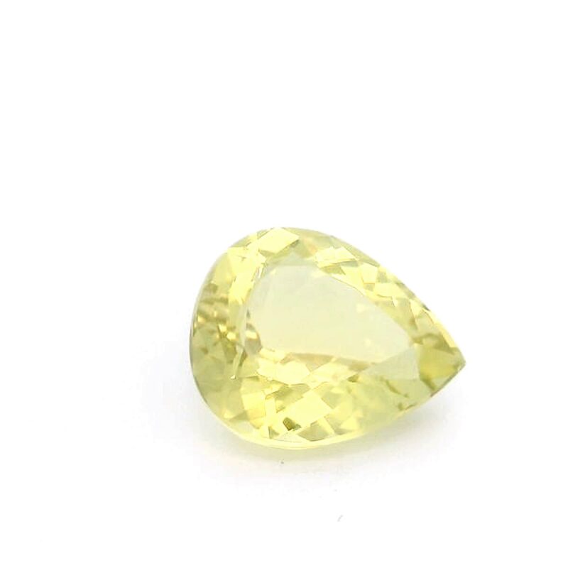Tourmaline, Yellow, Pear, 3.65 ct