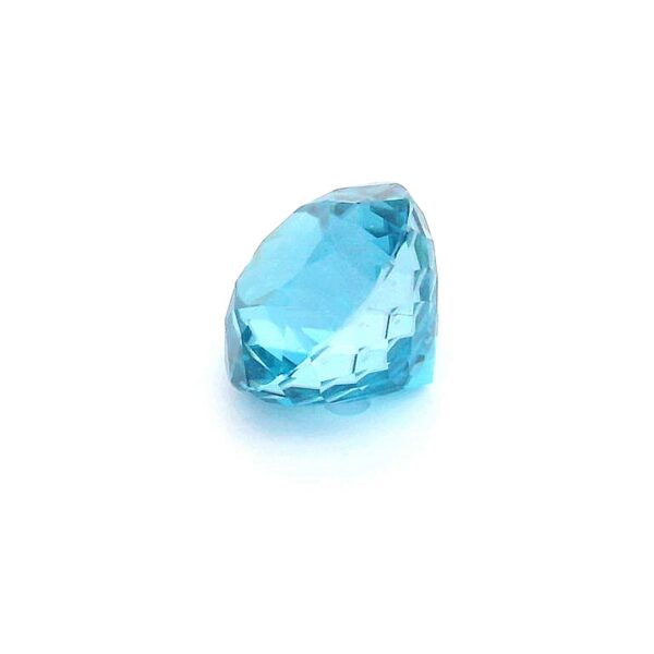 4.85 ct, Blue, Zircon, Round - Image 4