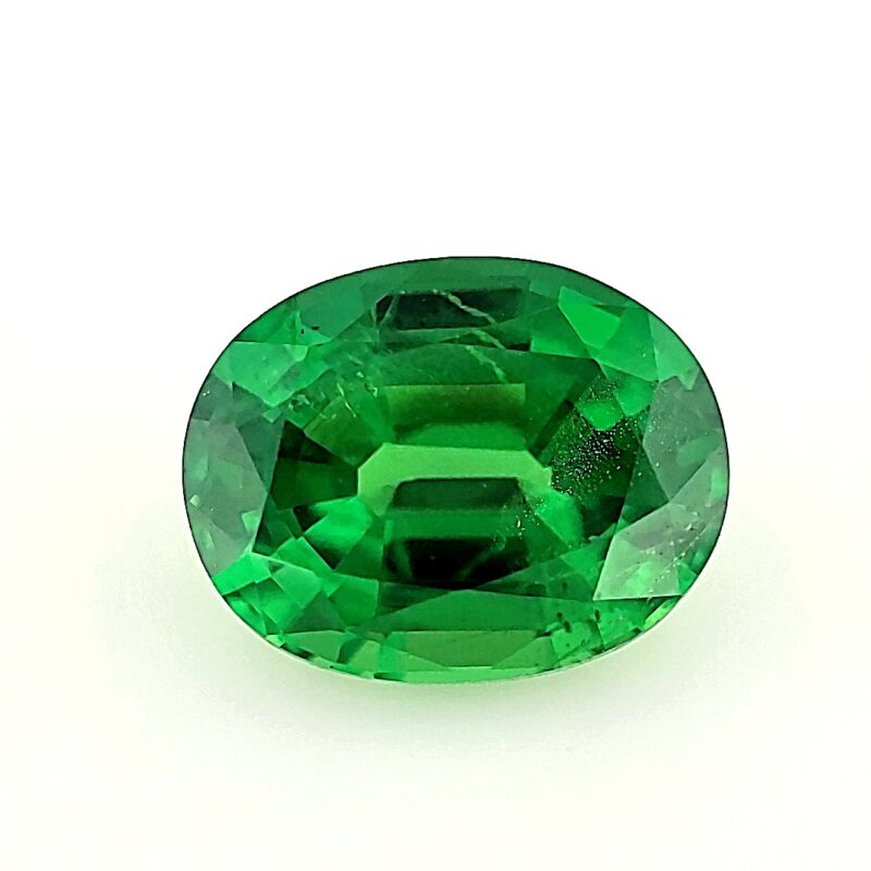 Tsavorite, Green, Oval, 3.01 ct