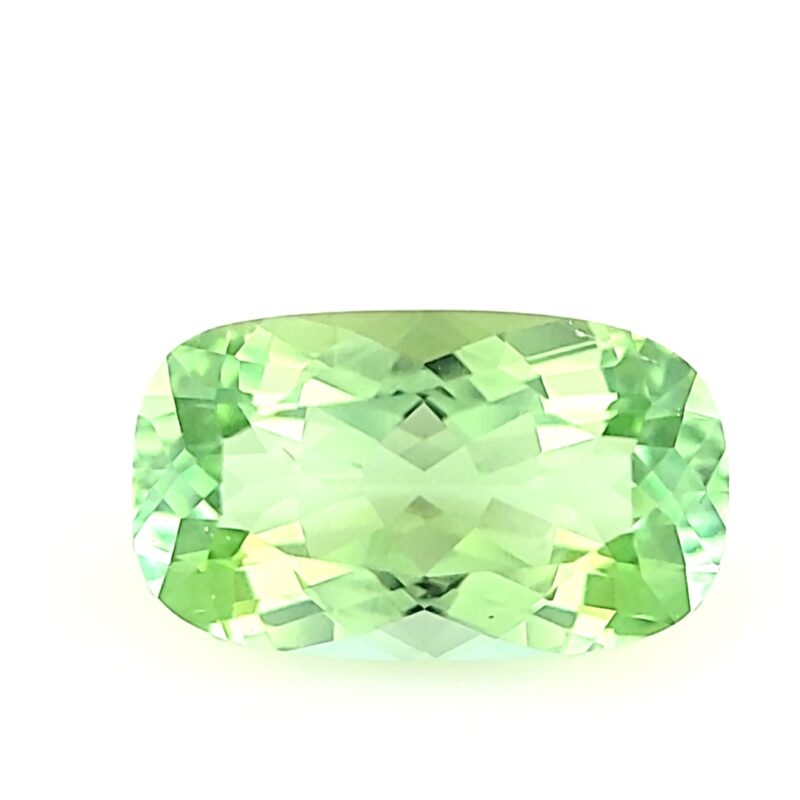 Tourmaline, Green, Cushion, 3.08 ct
