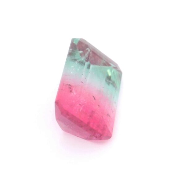 6.94 ct, Bi-color, Tourmaline, Emerald cut - Image 2