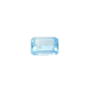 3.71 ct, Blue, Aquamarine, Emerald cut