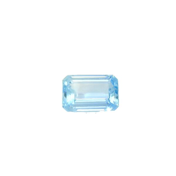 3.71 ct, Blue, Aquamarine, Emerald cut