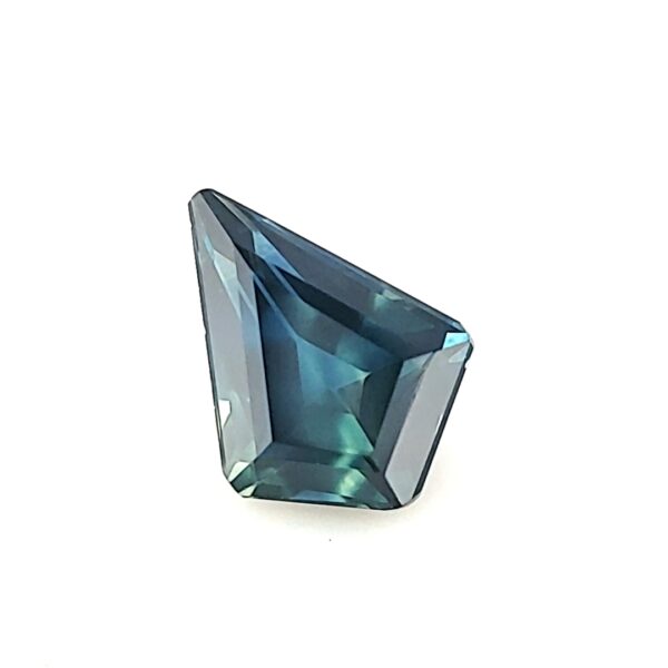 1.23 ct, Blue Green, Montana Sapphire, Kite