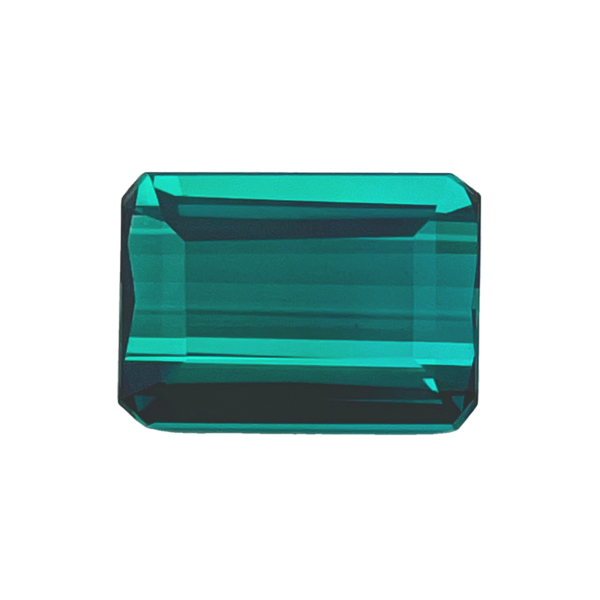 7.72 ct, Blue, Tourmaline, Emerald cut