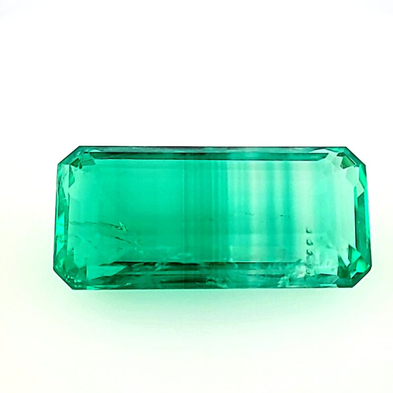 Emerald, Green, Emerald cut, 5.13 ct