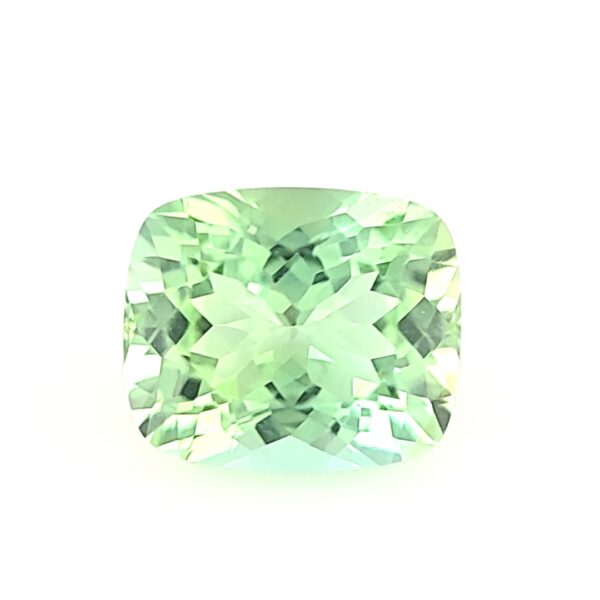 2.88 ct, Green, Tourmaline, Cushion