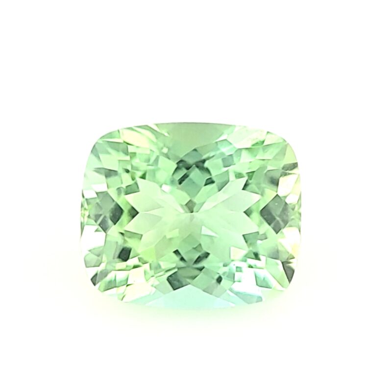 Tourmaline, Green, Cushion, 2.88 ct