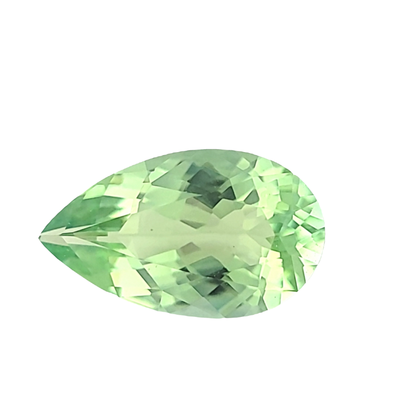 Tourmaline, Green, Pear, 2.09 ct