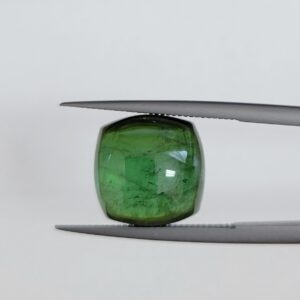 9.88 ct, Green, Tourmaline, Cushion