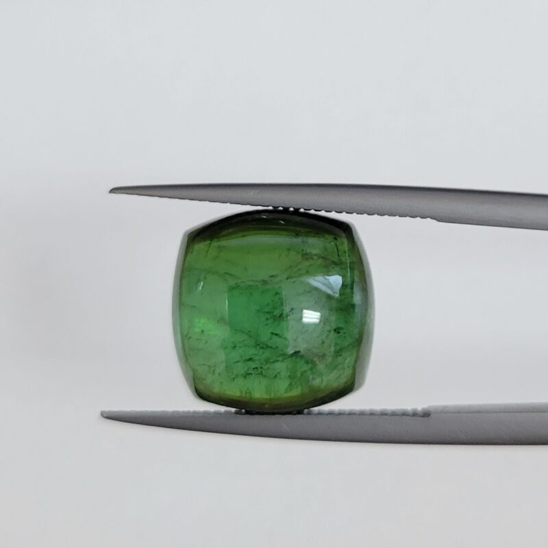 Tourmaline, Green, Cushion, 9.88 ct