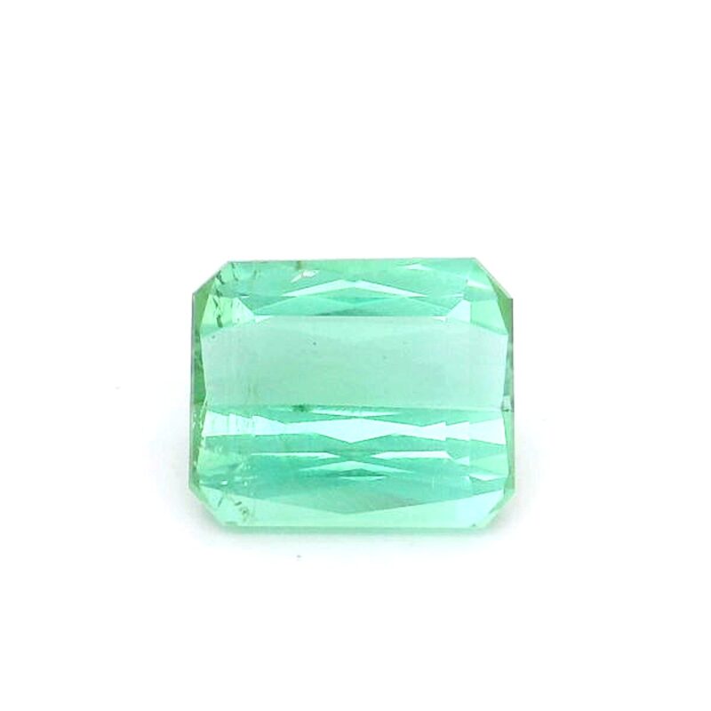Tourmaline, Green, Radiant, 4.10 ct