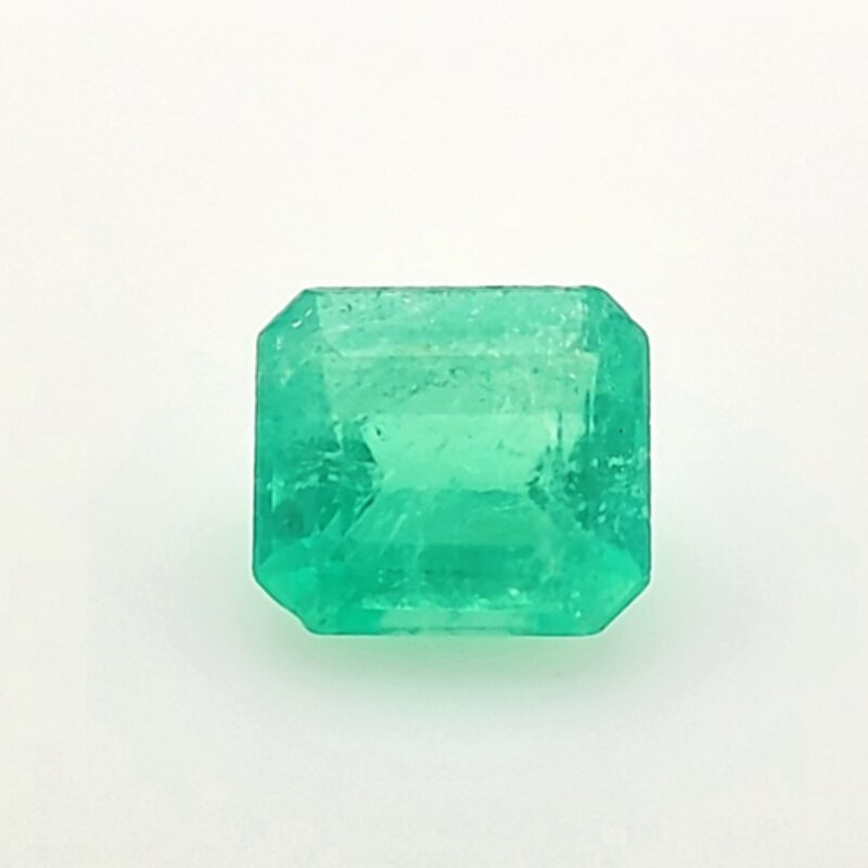 Emerald, Green, Emerald cut, 0.77 ct