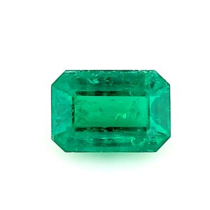 3.59 ct, Green, Emerald, Emerald cut