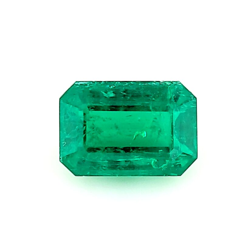 Emerald, Green, Emerald cut, 3.59 ct