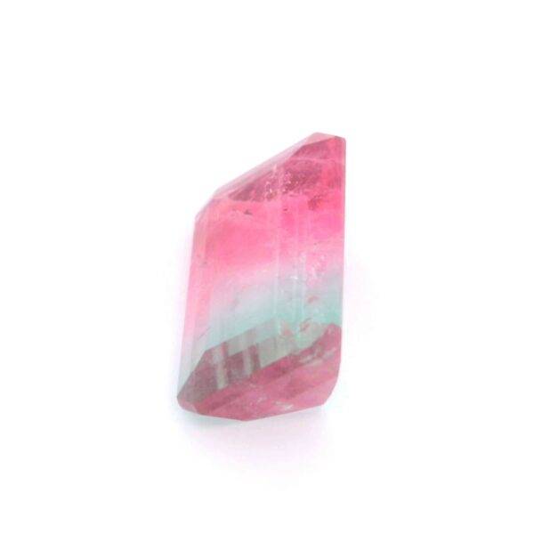 6.94 ct, Bi-color, Tourmaline, Emerald cut - Image 4