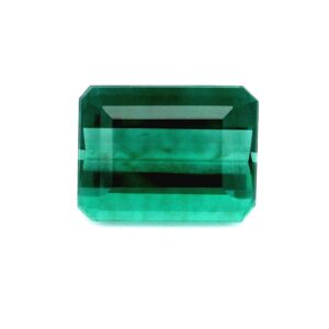 5.21 ct, Blue Green, Tourmaline, Emerald cut