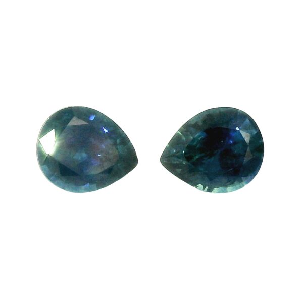 2.00 ct, Blue, Montana Sapphire, Pear - Image 2