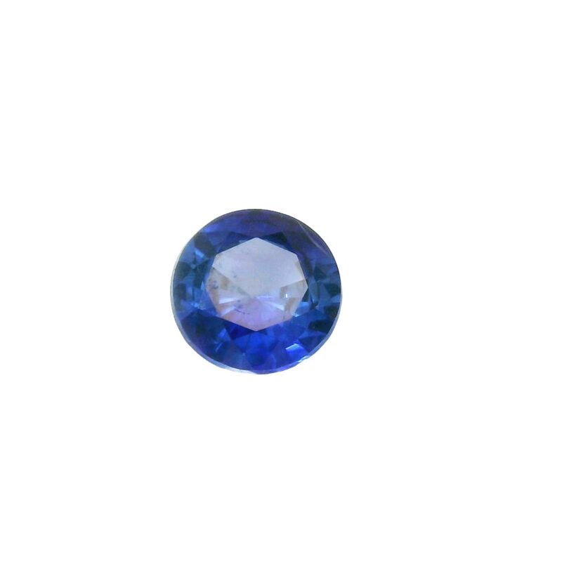 Sapphire, Blue, Round, 0.87 ct