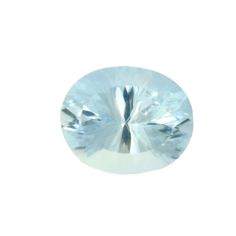 Aquamarine, Blue, Oval, 10.18 ct