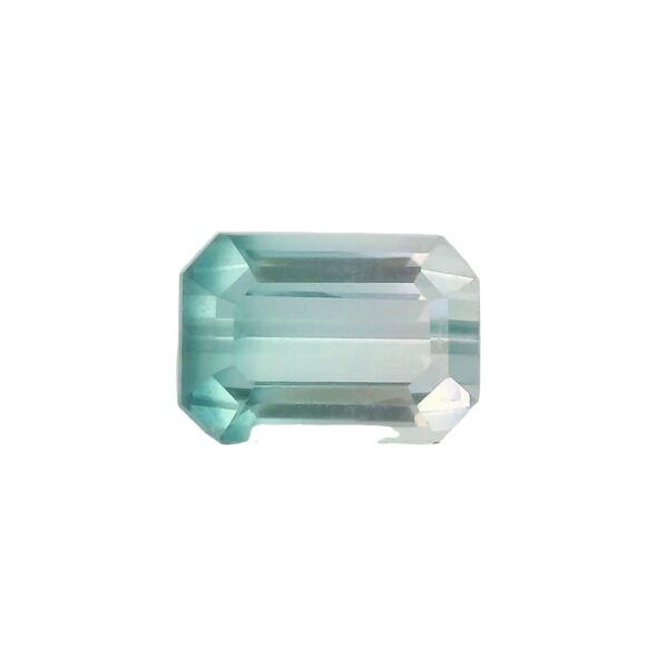 3.26 ct, Bi-color, Tourmaline, Emerald cut - Image 2