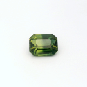 2.05 ct, Bi-color, Sapphire, Emerald cut