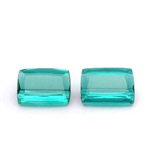2.90 ct, Green, Tourmaline, Cushion