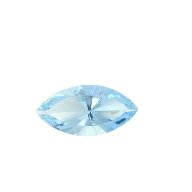 Aquamarine, Blue, Marquise, 3.84 ct