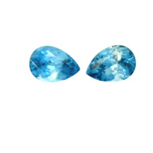 7.72 ct, Blue, Zircon, Pear