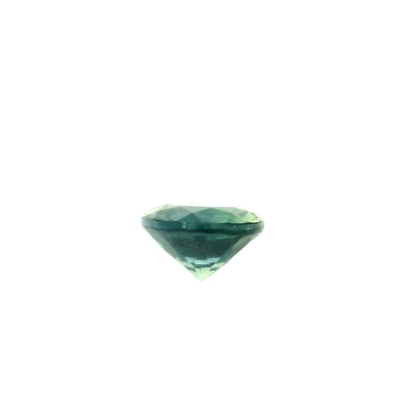 1.00 ct, Blue Green, Montana Sapphire, Round - Image 2
