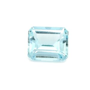 2.74 ct, Blue, Aquamarine, Emerald cut
