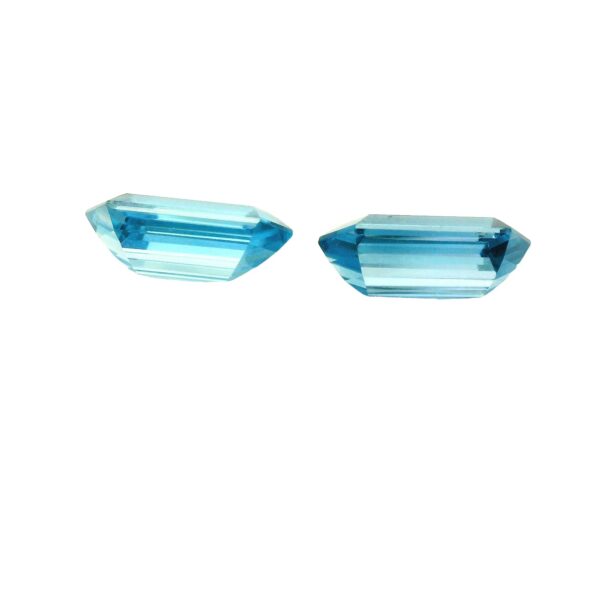 6.92 ct, Blue, Zircon, Hexagon - Image 3