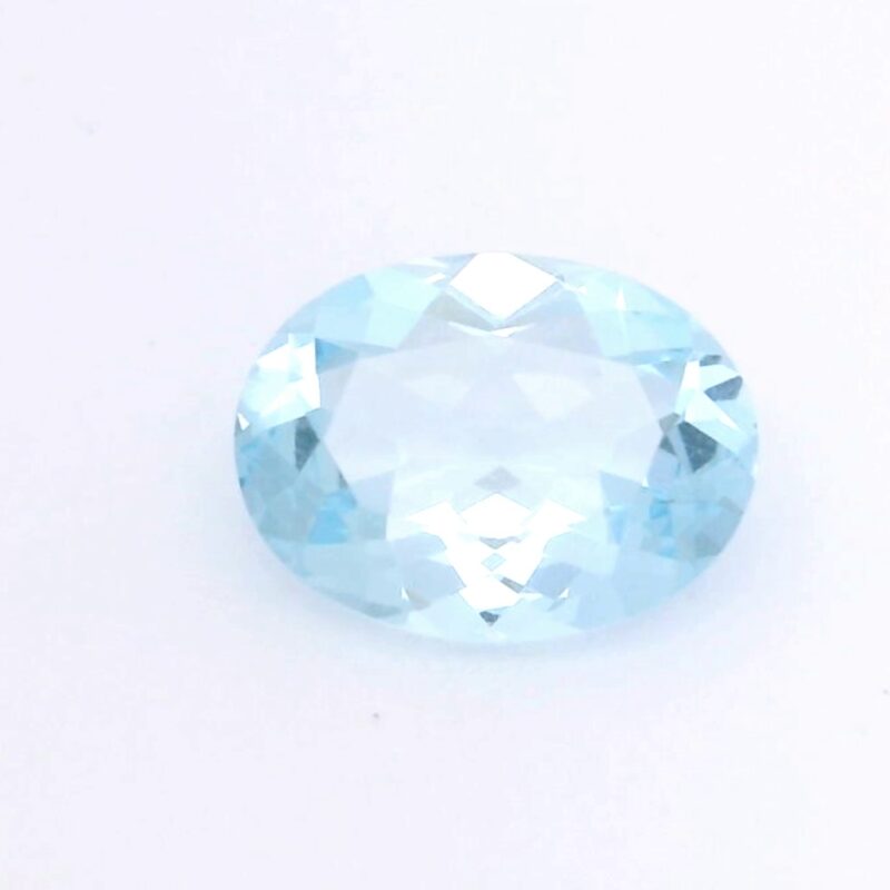 Aquamarine, Blue, Oval, 2.06 ct