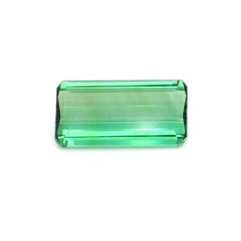 Tourmaline, Green, Emerald cut, 4.17 ct