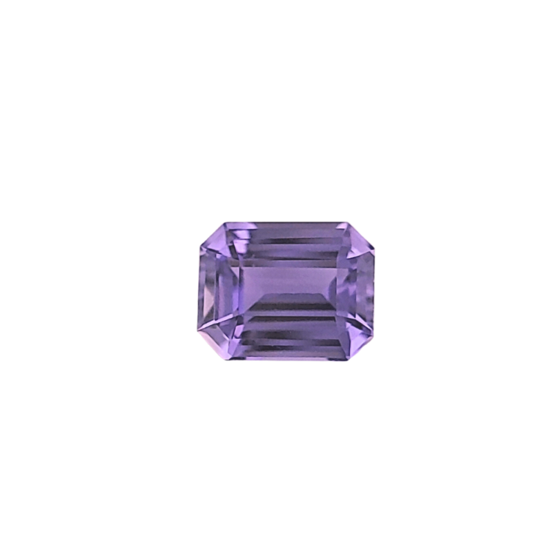 Sapphire, Purple, Emerald cut, 1.07 ct