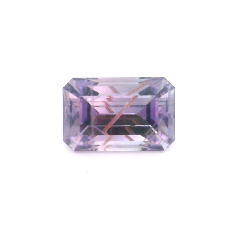 Montana Sapphire, Purple, Emerald cut, 3.59 ct