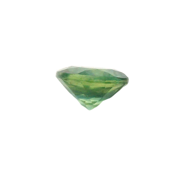0.98 ct, Blue Green, Montana Sapphire, Round - Image 2