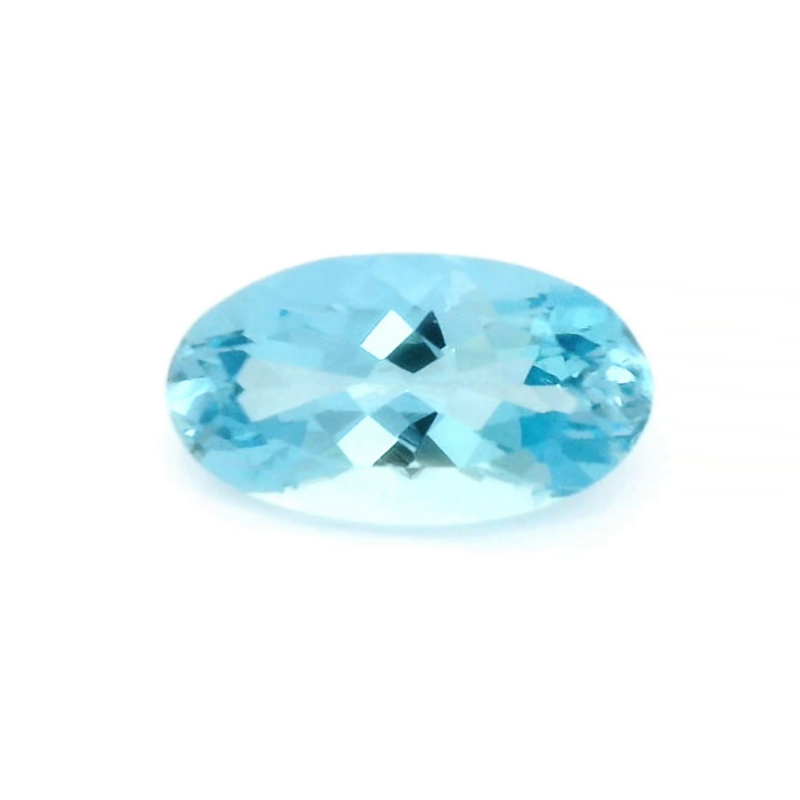 Aquamarine, Blue, Oval, 3.01 ct