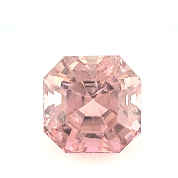 7.02 ct, Pink, Tourmaline, Asscher