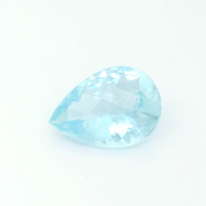 Aquamarine, Blue, Pear, 1.52 ct