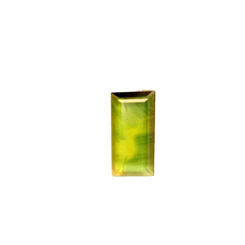Sapphire, Blue Green, Baguette, 1.36 ct