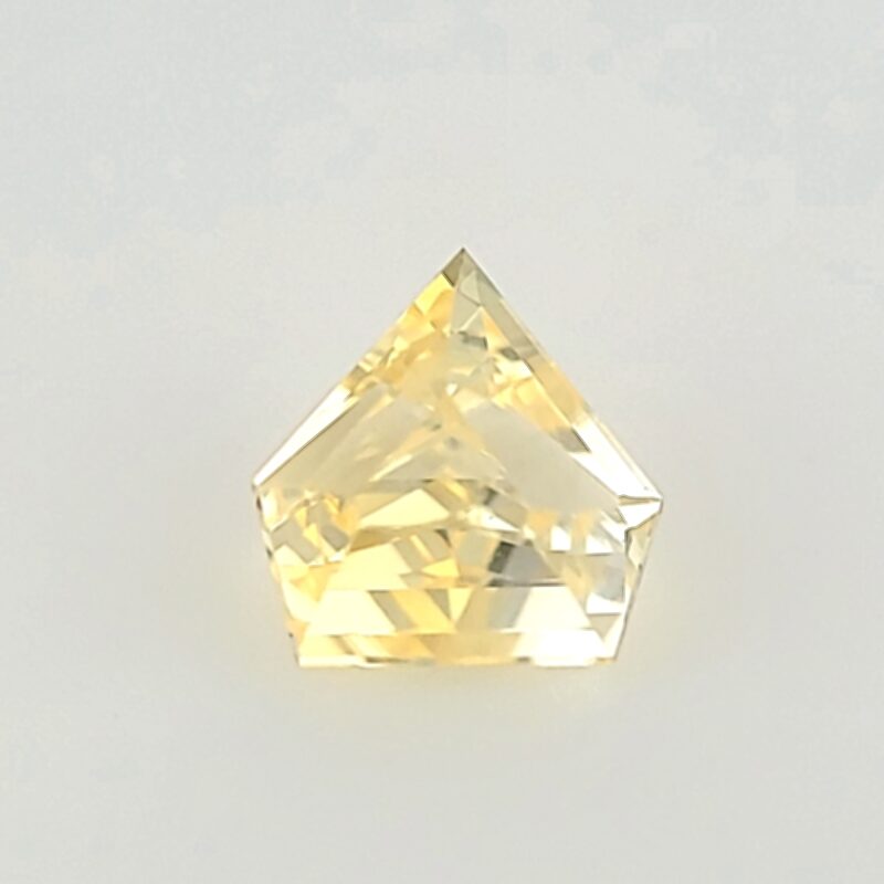 Sapphire, Yellow, Designer Cut, 1.51 ct