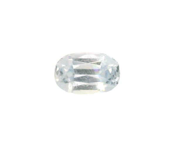 1.12 ct, White, Sapphire, Oval