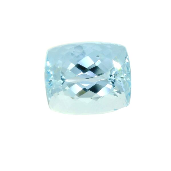 12.57 ct, Blue, Aquamarine, Cushion